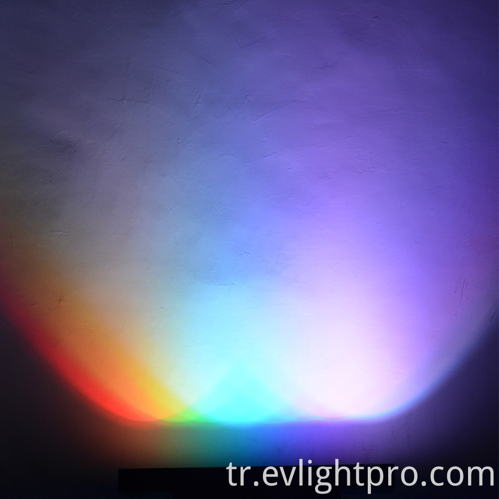 Olay ekipmanları duvar yıkayıcı projektör RGB 3-in-1 COB LED görüşü engelleyen çubuk her piksel kontrolünü ışık